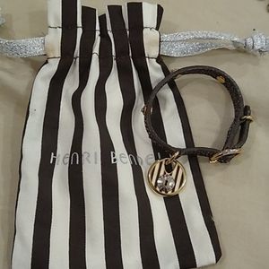 Henri Bendel leather bracelet